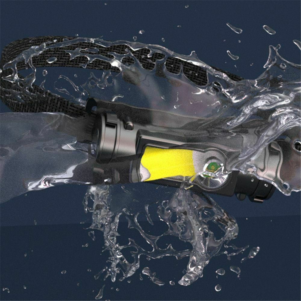 Rechargeable Head-mounted Flashlight Headlamp Cycling Headlight Head Torch