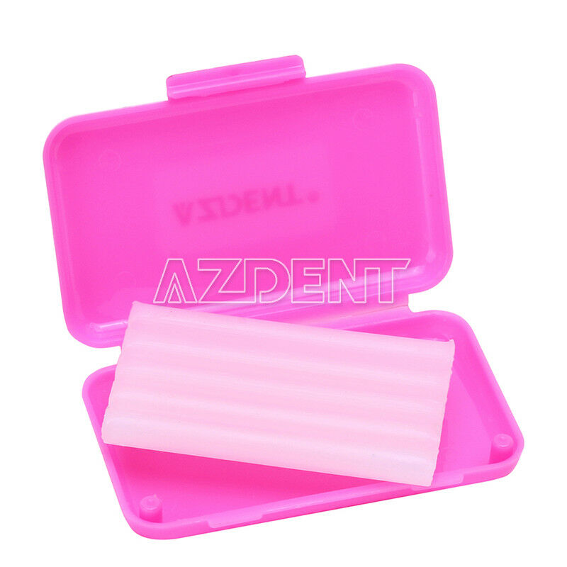 100 X Dental Orthodontic Wax Brace Gum irritation Pink Strawberry Scent AZDENT
