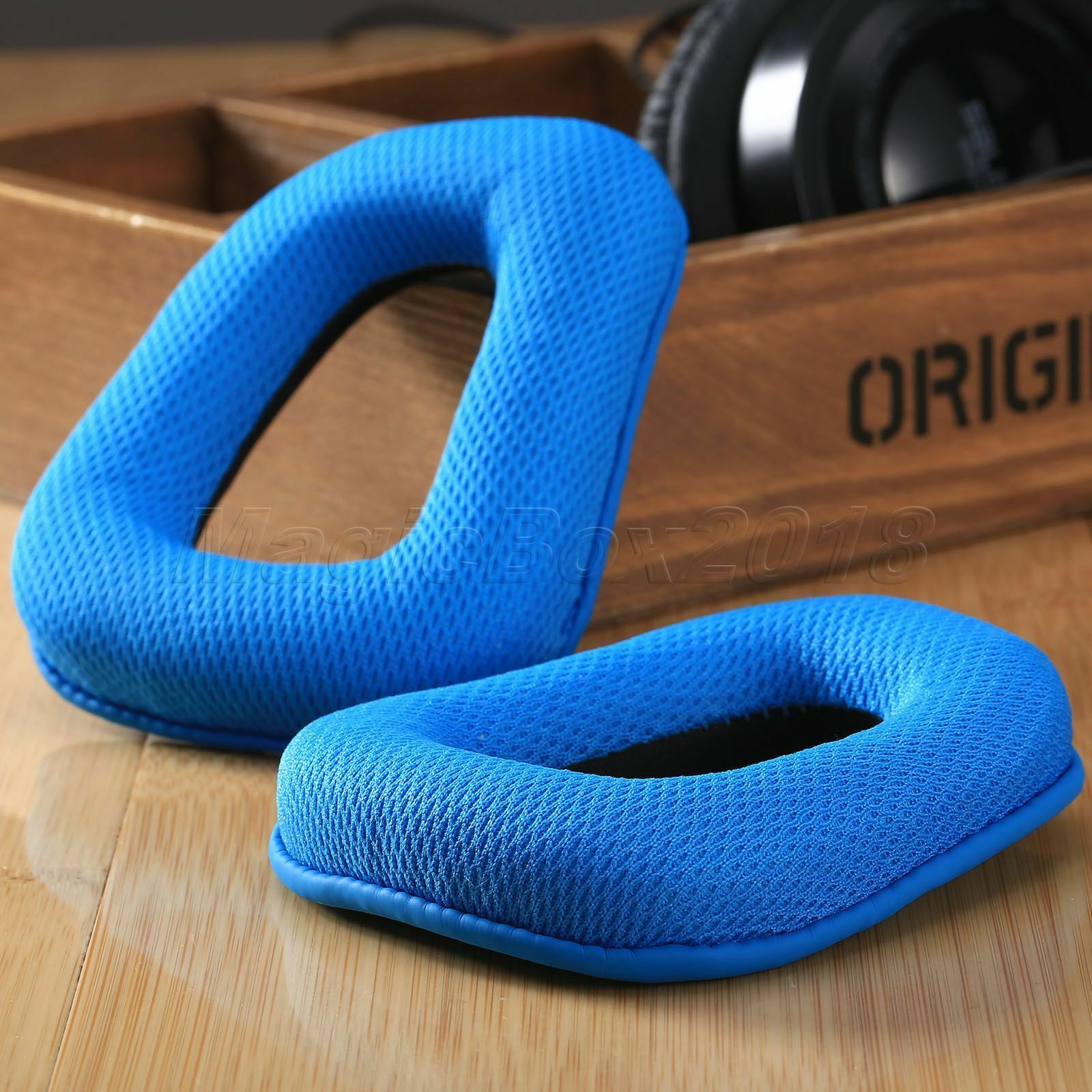 1 Pair Replacement Ear Pads Cushions for Logitech G35 G930 G430 F450 Headphone