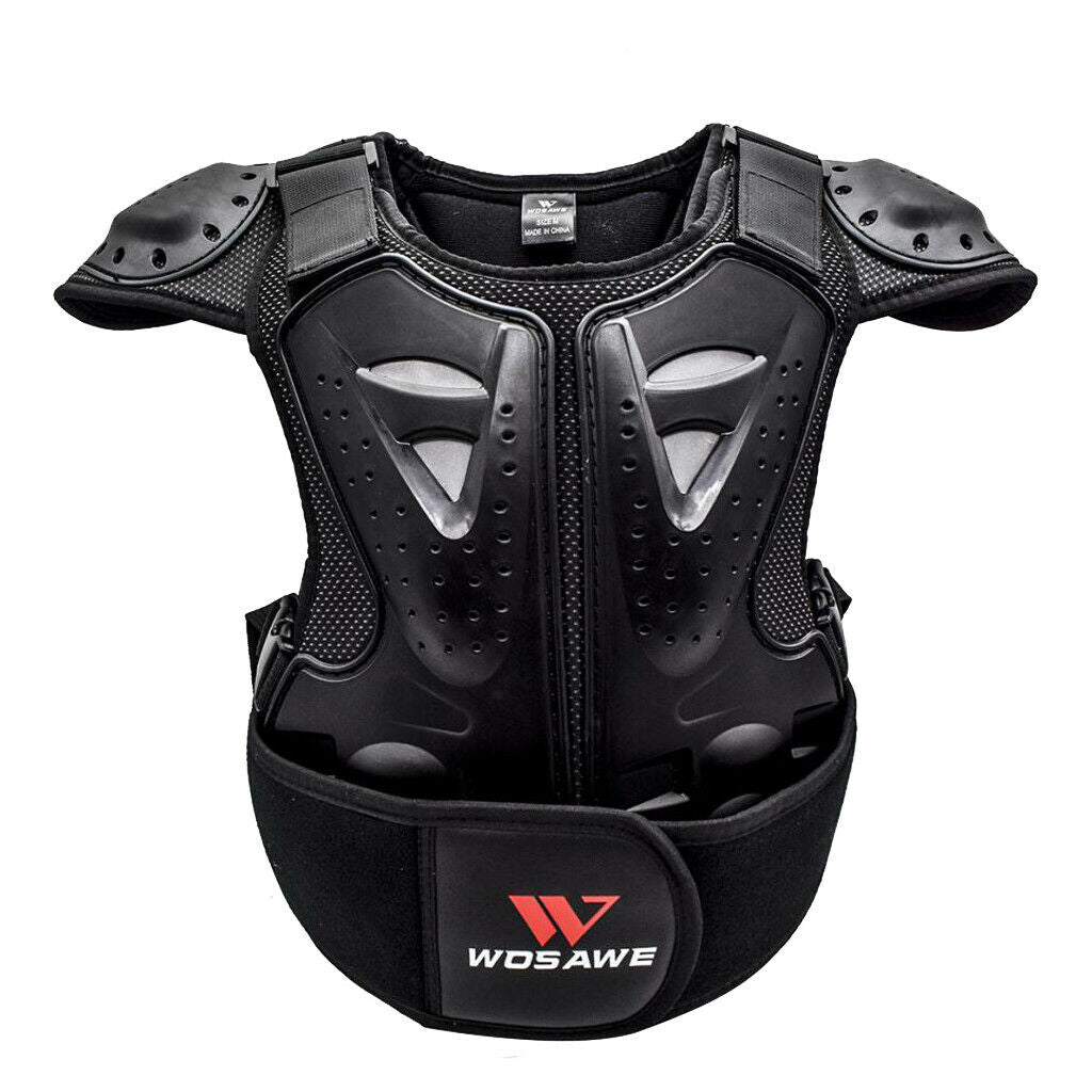 Children Chest Back Spine Protector Vest Jackets Guard for Dirt Bike Skiing L