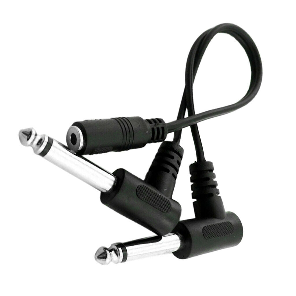 3 . 5mm  ( Mini )  1 / 8 "  Stereo   Female   to   2x   6 . 35mm   1 / 4 "  Mono