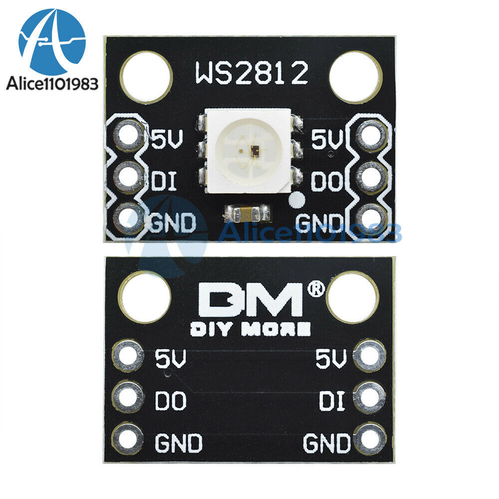 10PCS New WS2812 WS2811 RGB  5050 LED Breakout module For arduino