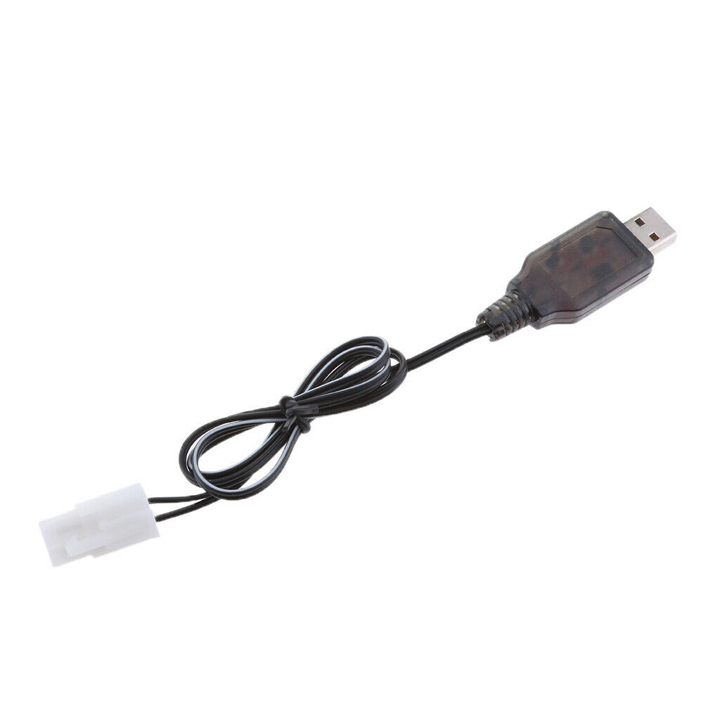 Premium 9.6V USB to L6.2-2P NI-MH/NI-Cd Battery Charge Cable for RC Drone