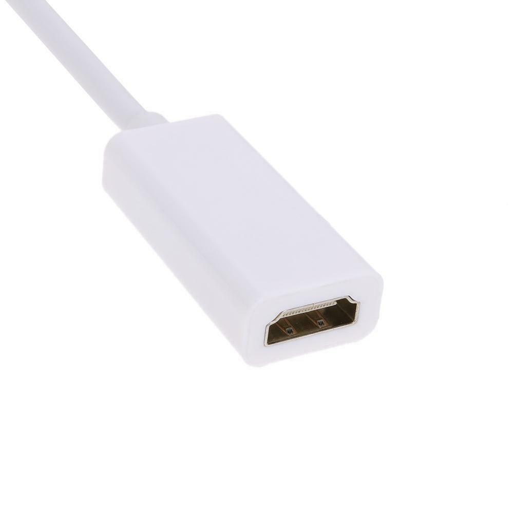 Mini Displayport Male to HDMI-compatible Female 1080P Video Converter Adapt @