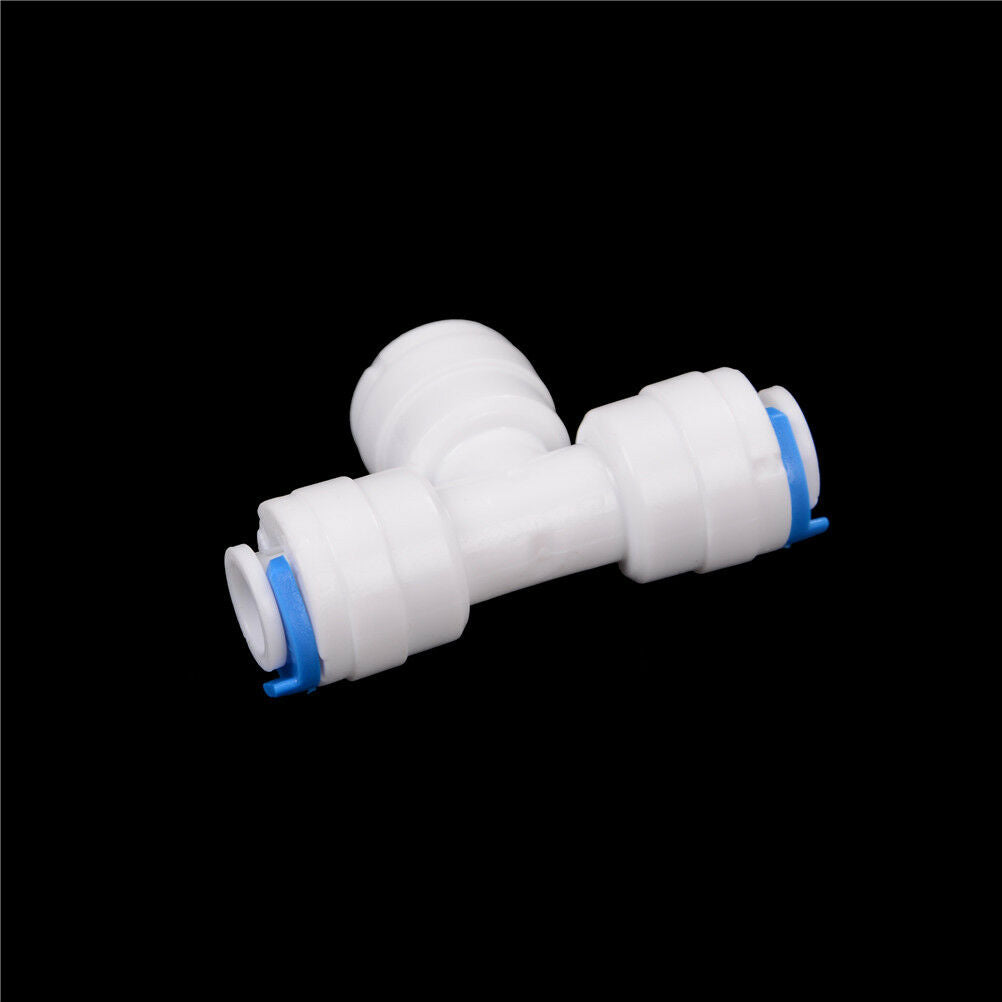 5pcs/lot 1/4" tube OD Hose Type T Qucik Connector RO Water Connector T xJSJCA