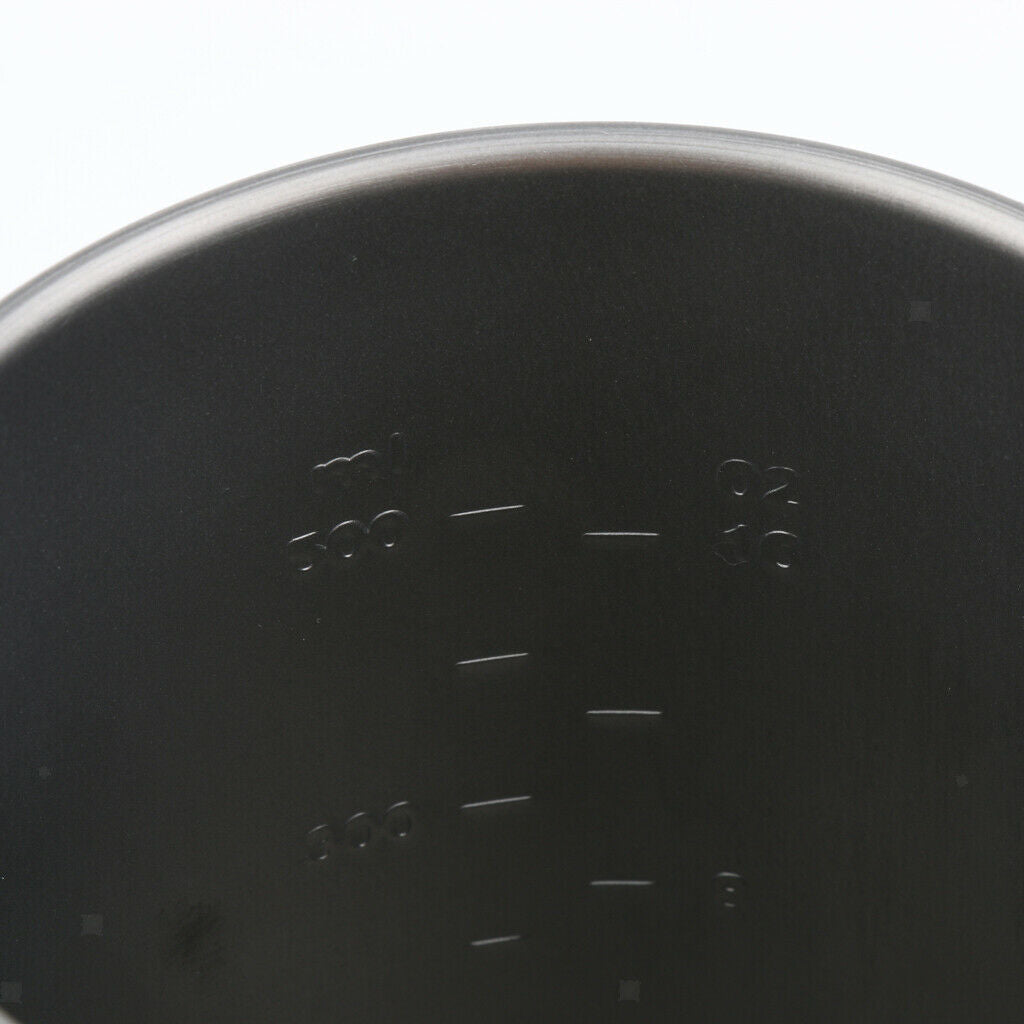 Healthy Titanium Cook Pot Outdoor Camping Hiking Backpacking Stockpot 750ml