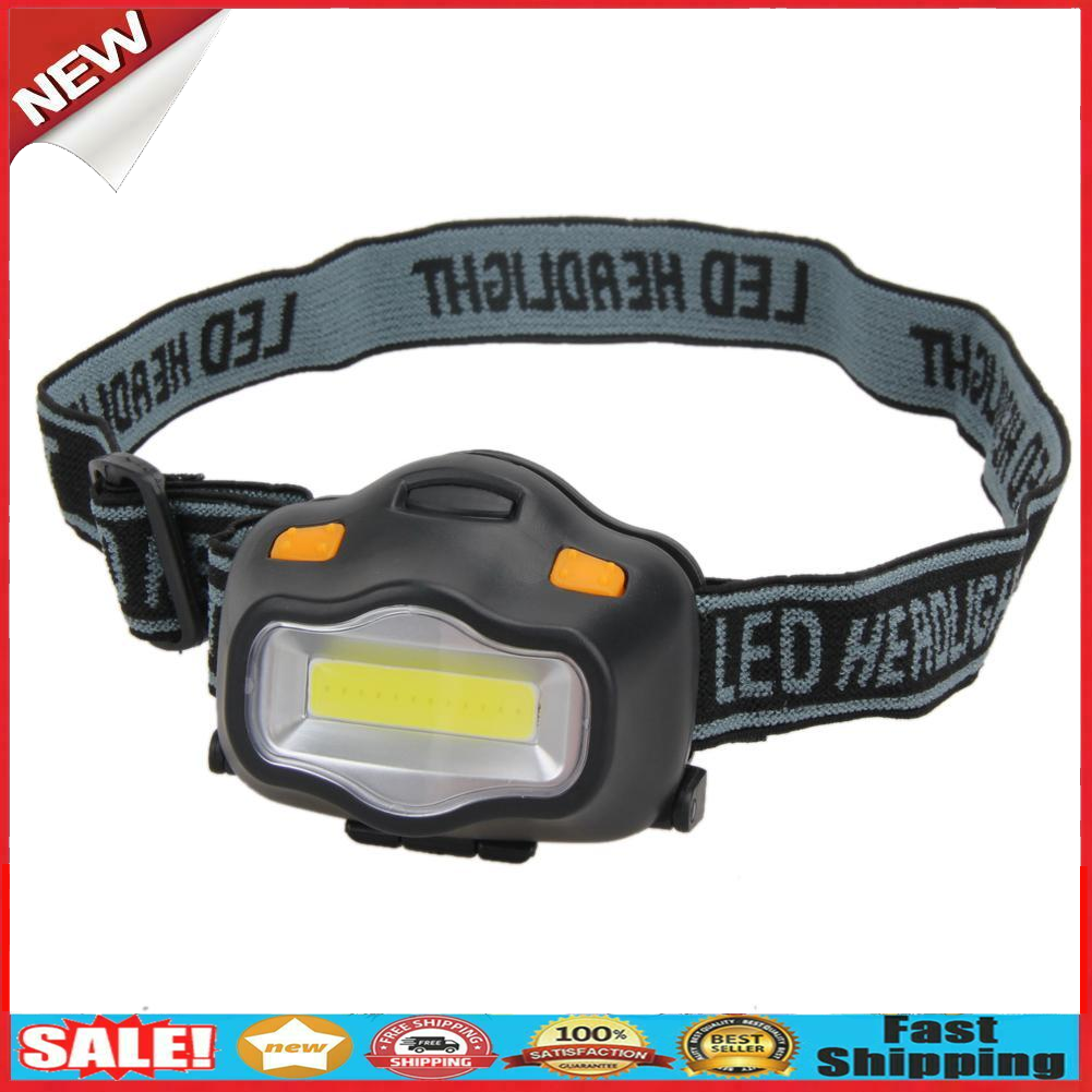 12 COB Led Headlight Fishing Camping Riding Outdoor Lighting Head Lamp @