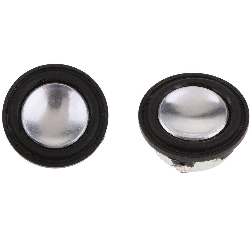 2 Pieces 28mm 2W Stereo Audio Speaker 1" 4Ohm Full-range DIY Loudspeaker NEW