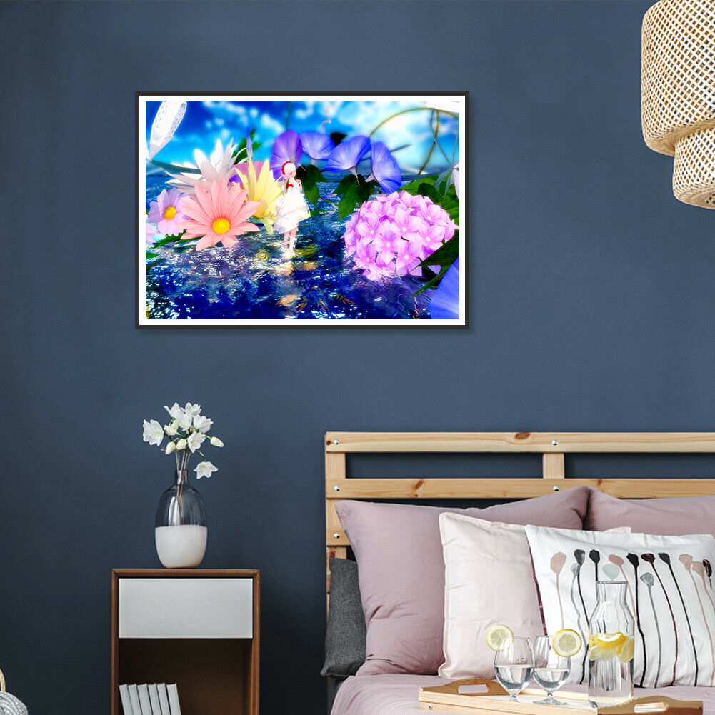 1000 Pieces DIY Puzzle Beauty Flower Paper Jigsaw Toys Educational Picture  @