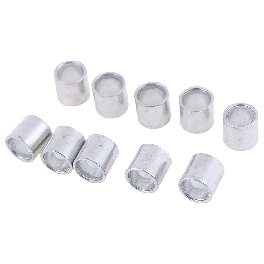 10XFor Scooter Wheel Sport Skateboard Bushed Bearing Spacer Metal Bushing Fad US