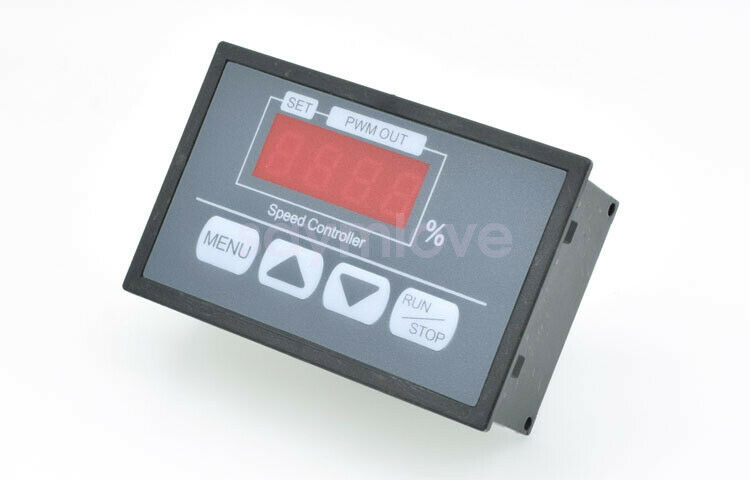 DC 30A Motor Speed Governor 6-60V PWM Speed Control Switch Controller Display