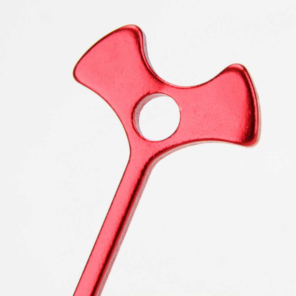 8pcs Floor Nail Camping Wedding Tent Peg Path Deck Camp Wind Rope Chains @