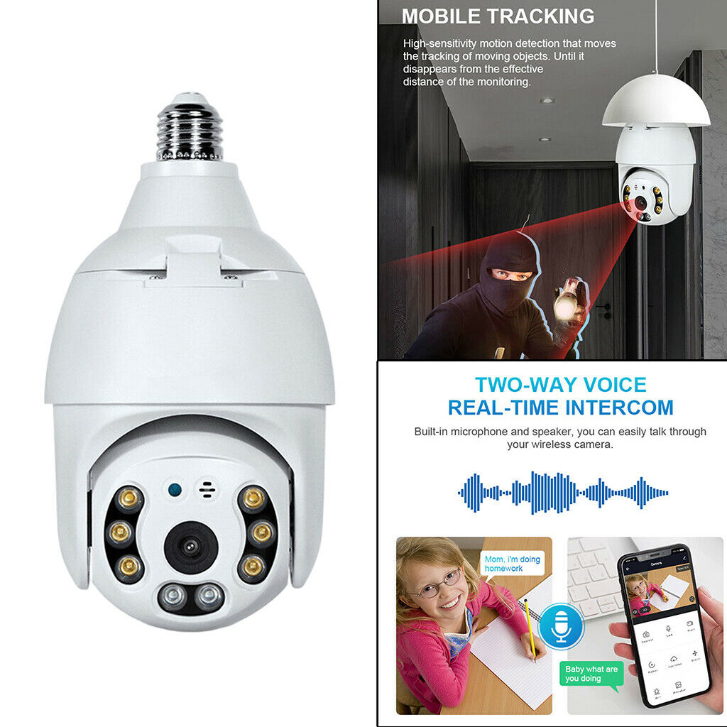 WiFi Camera IP Security Camera Wireless Waterproof Motion Tracker 2 Way Talk