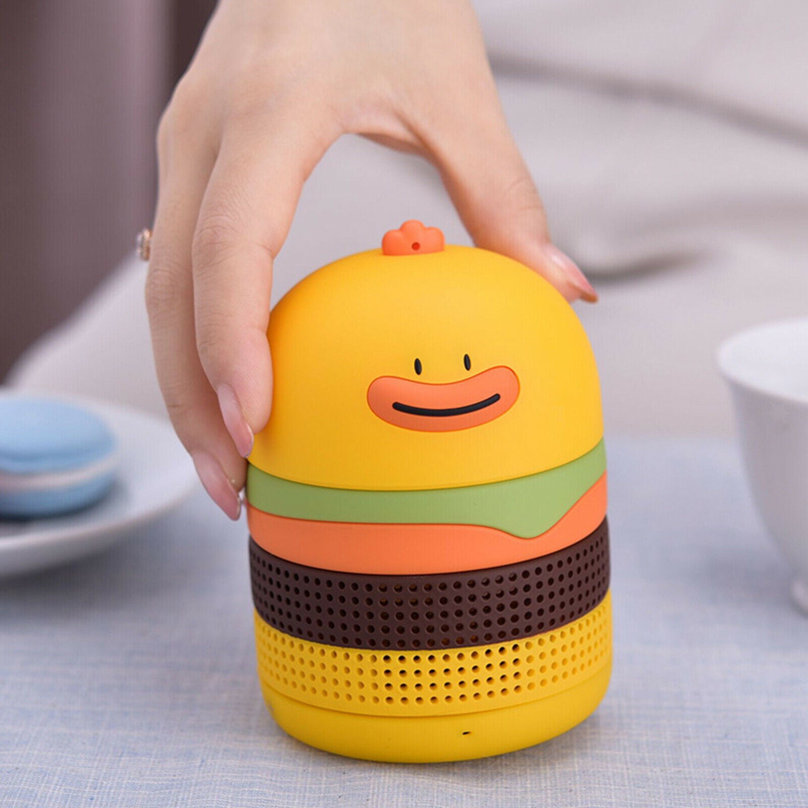 Mini Cartoon Hamburger Duck Portable Wireless Bluetooth Speaker for Girls
