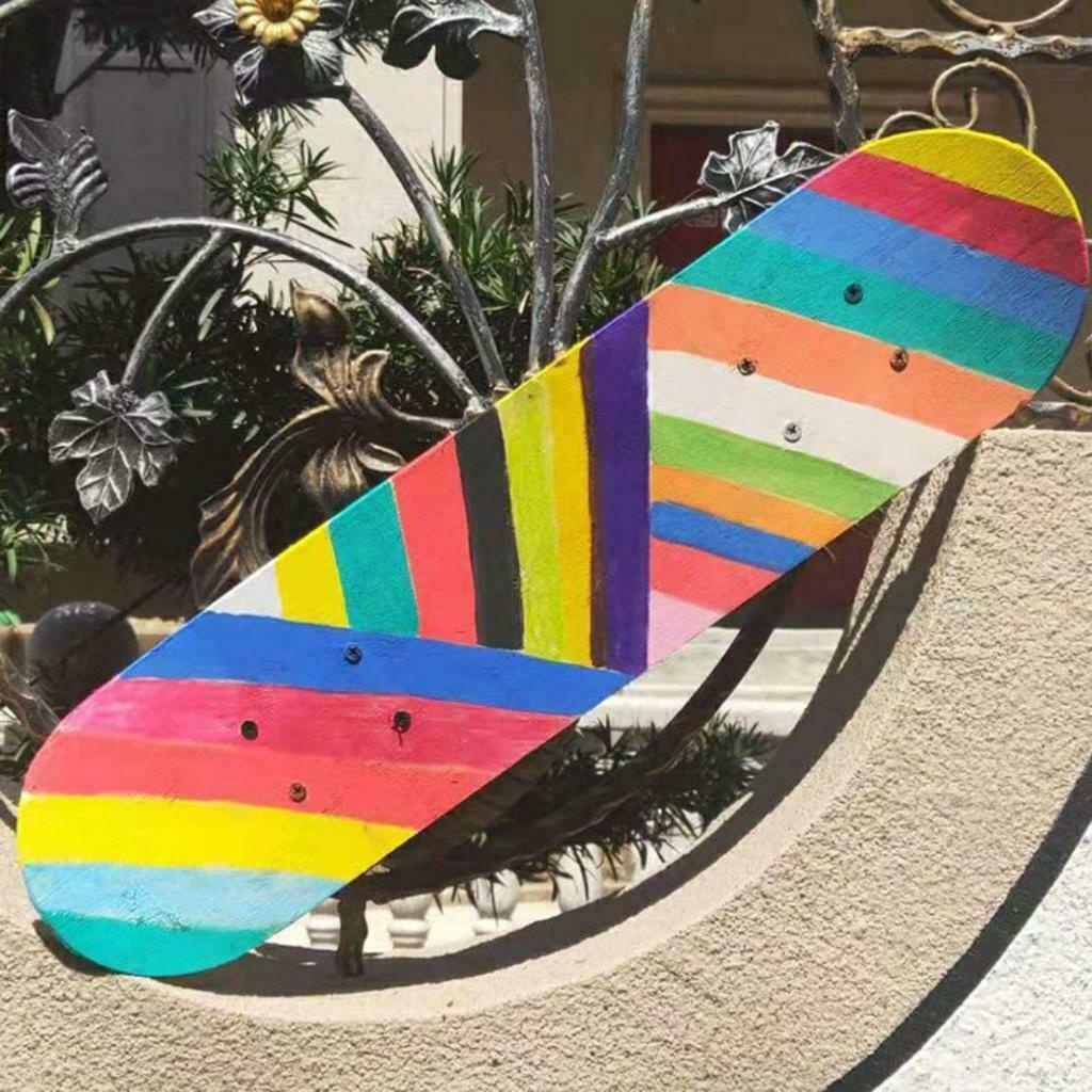 Blank Complete Skateboards for Beginners Wood Decks Cruiser LongBoard Unisex Kid