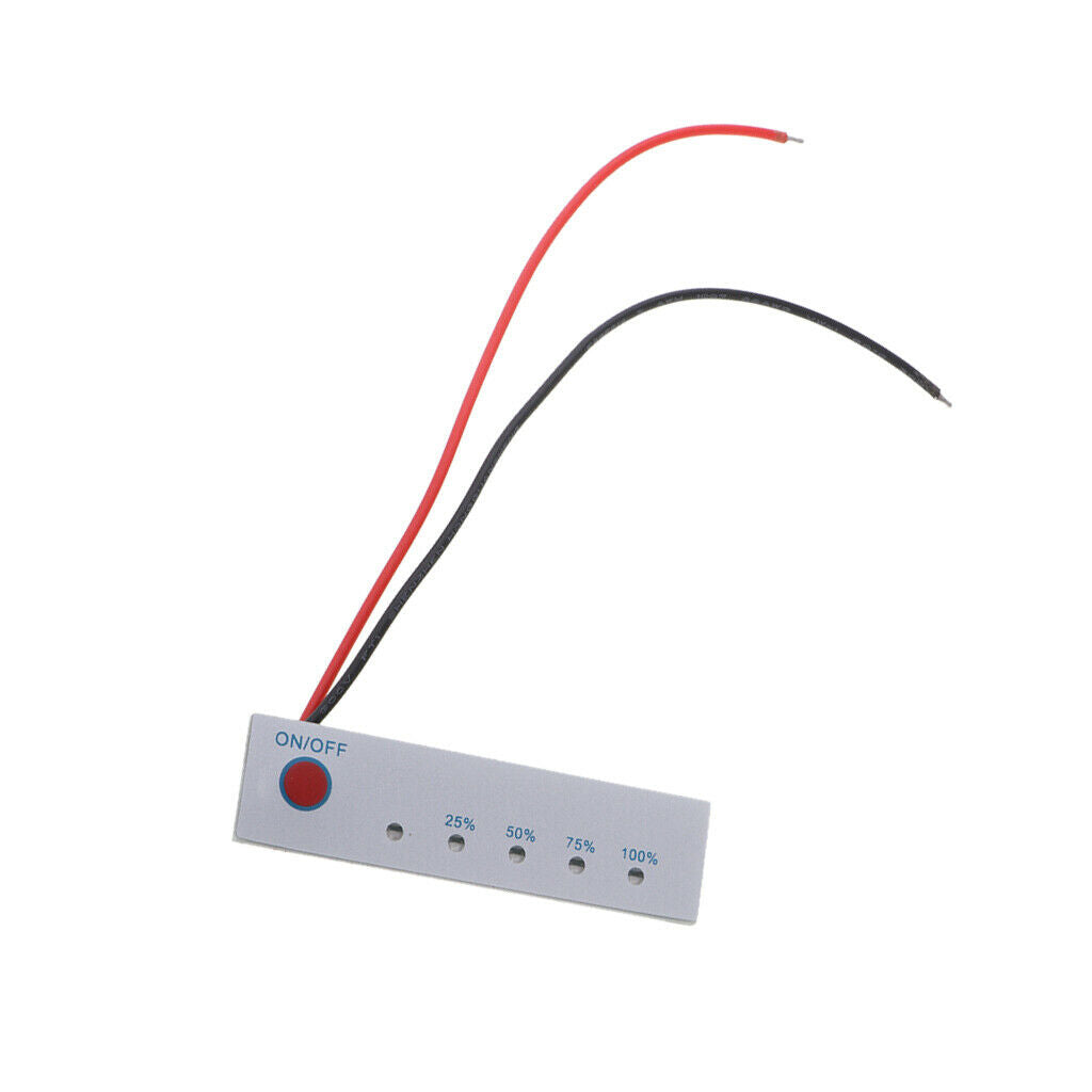 5 Levels  Capacity Digital  Battery Indicator