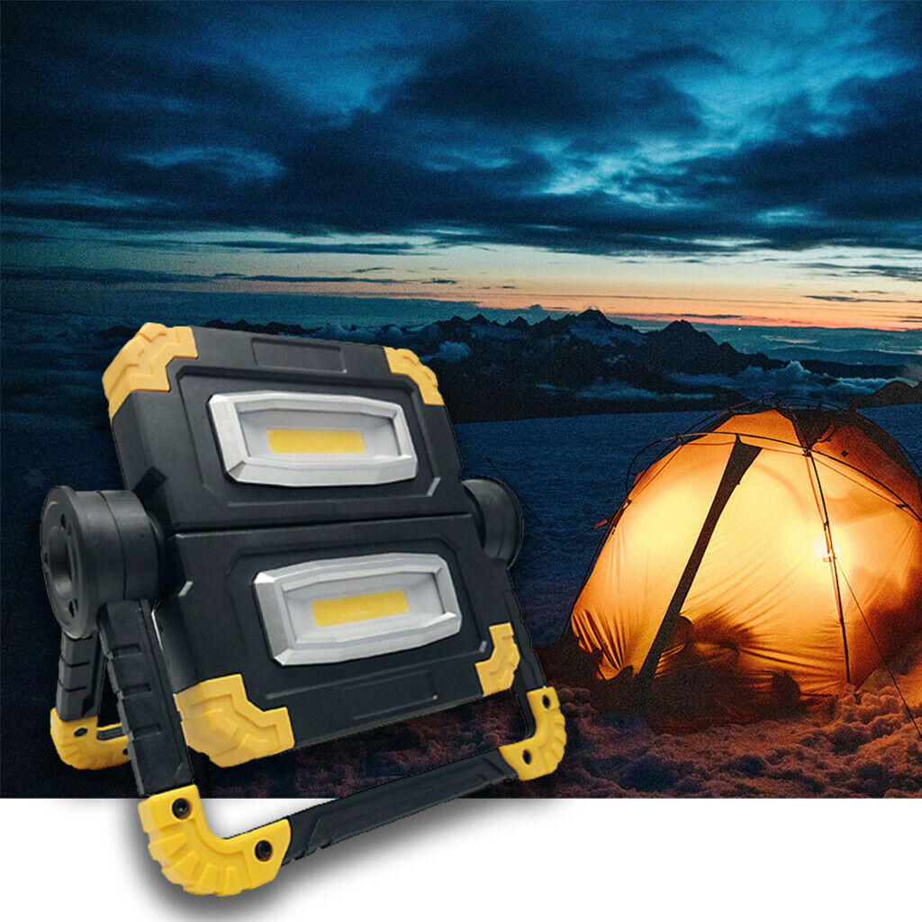 LED Spotlight COB Work Light USB Rechargeable Emergency Wander Flashlight