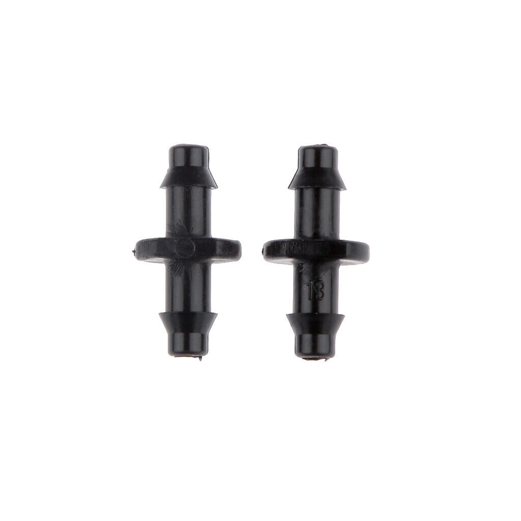 Connector Grooved Double Connection Black For Agriculture Lawn Garden Patio