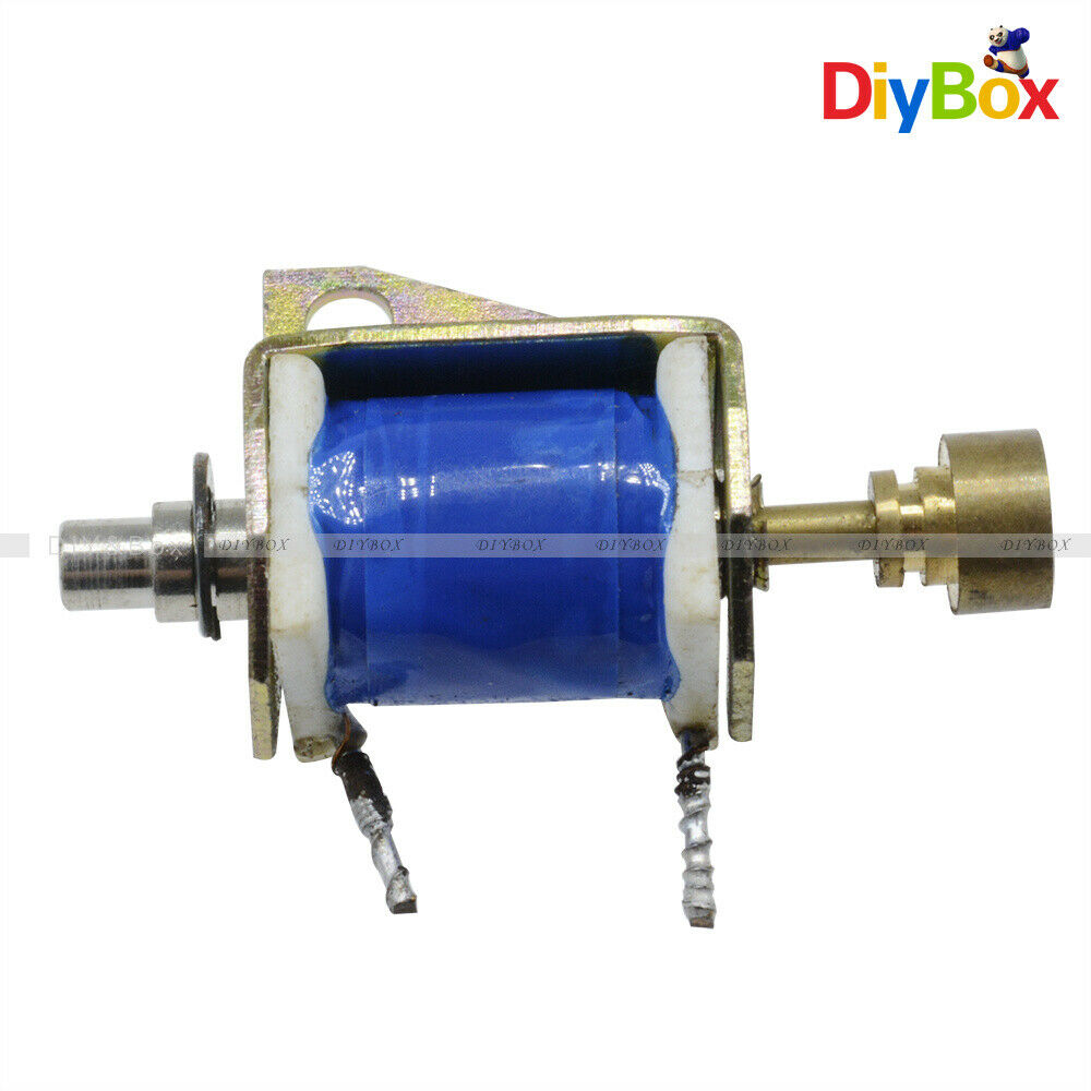 Solenoid Electromagnet HCNE1-0416 DC12V Push Pull Type Open Frame 10mm 2N Reset