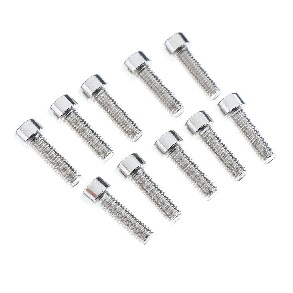 10Pcs Bike Water Bottle Cage Screws Cycling Bottle Holder Cage Bolts