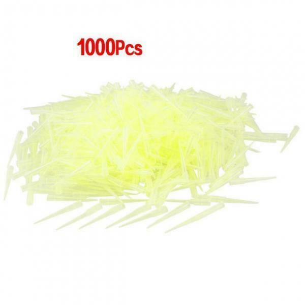 1000 Pieces / Clear Yellow Pipette Tip / 200ul / Transfer Pipettor Tips 50mm