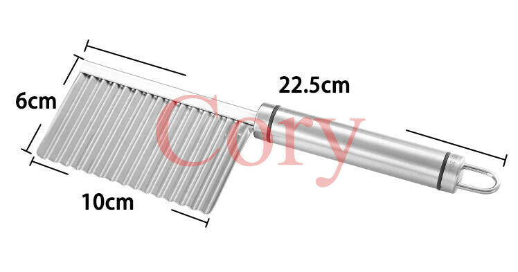 (1)French fry cutter 304 Stainless Steel Wave Section Multifunctional Potato Cut