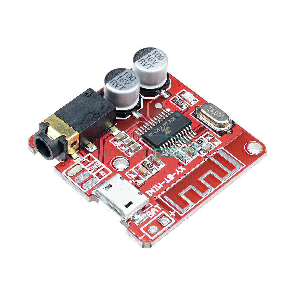 2x 3.7-5V Mini Bluetooth 4.1 Audio Receiver MP3 Decoder Lossless Amplifier Board