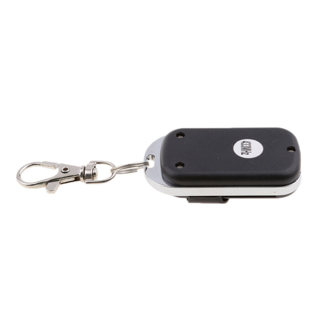 DC 12V 4 Button Garage Door Remote Control Gate Controller Key Fob Sliding