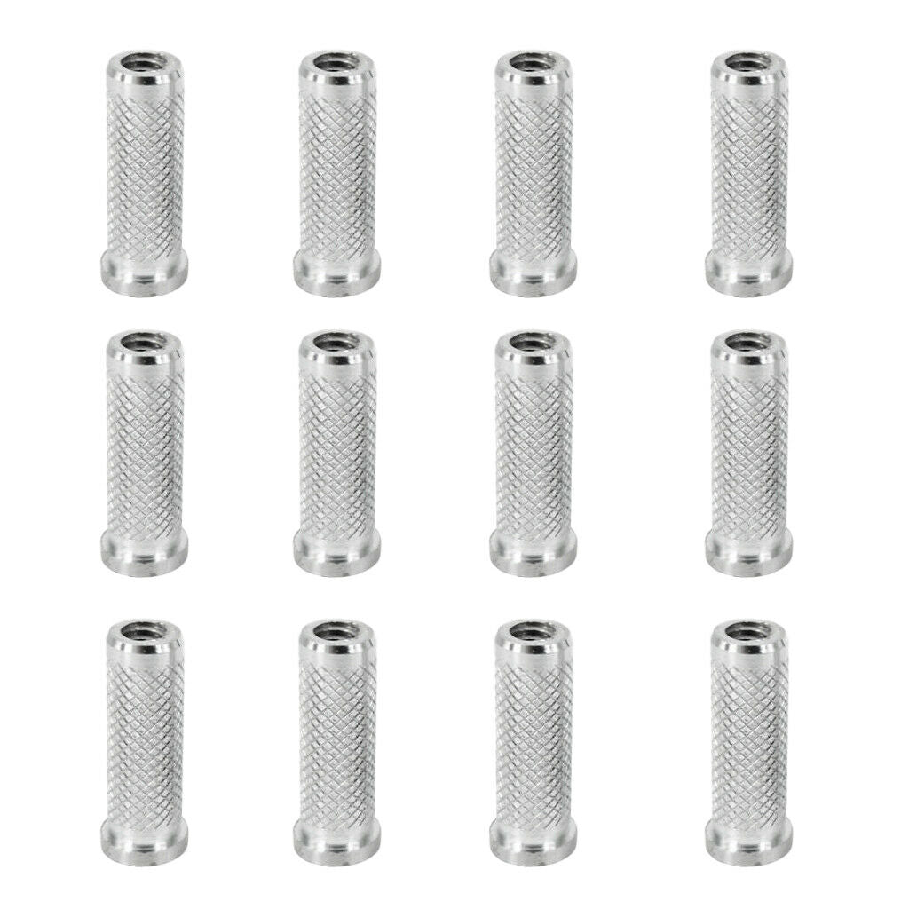 Pack of 12pcs Hunting Archery Carbon Shaft Aluminum Arrow Inserts 6.2mm