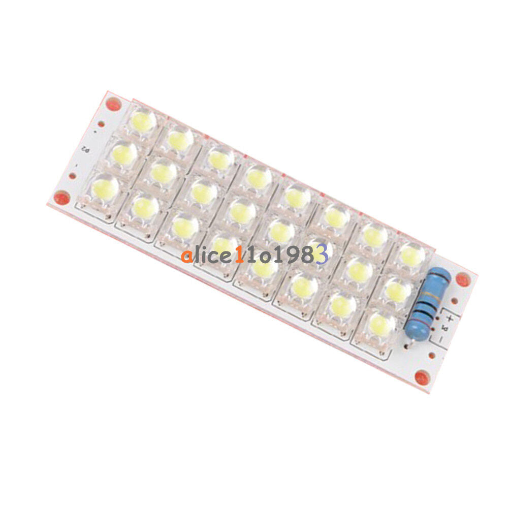 2PCS DC 12V 24-LED Super Bright White Piranha LED Board Night LED Lights Lamp