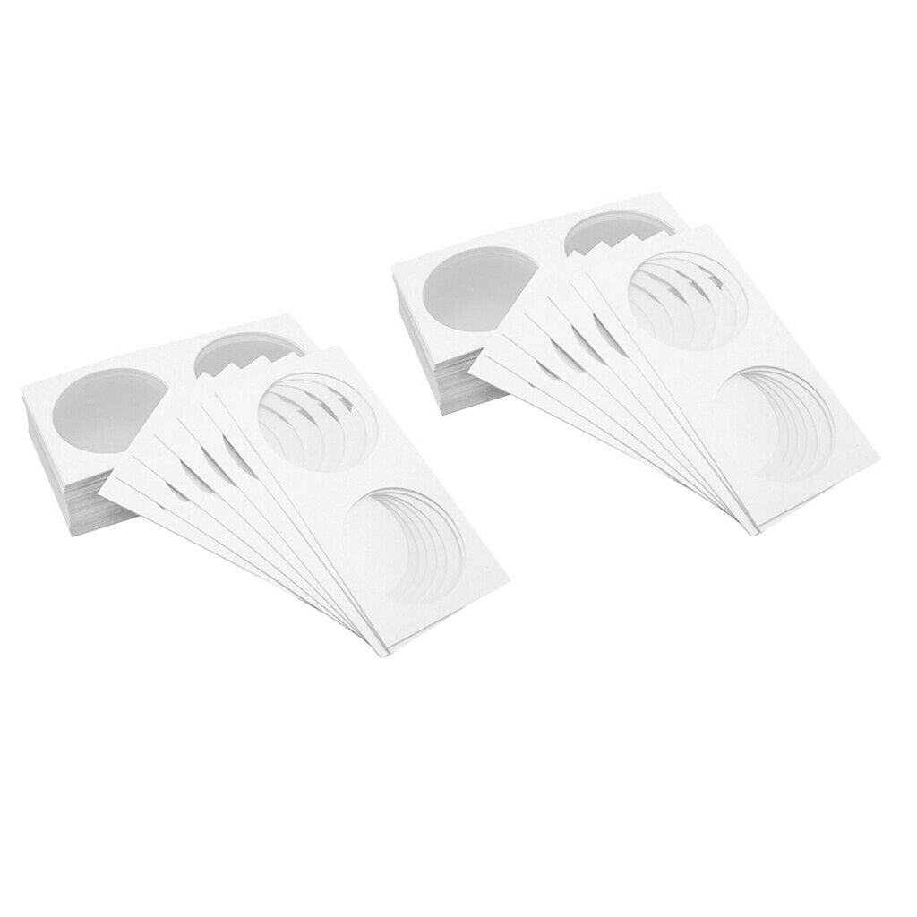 100-pieces Coin Flips Mega (20.5mm) Coin Collecting Holder for Starter