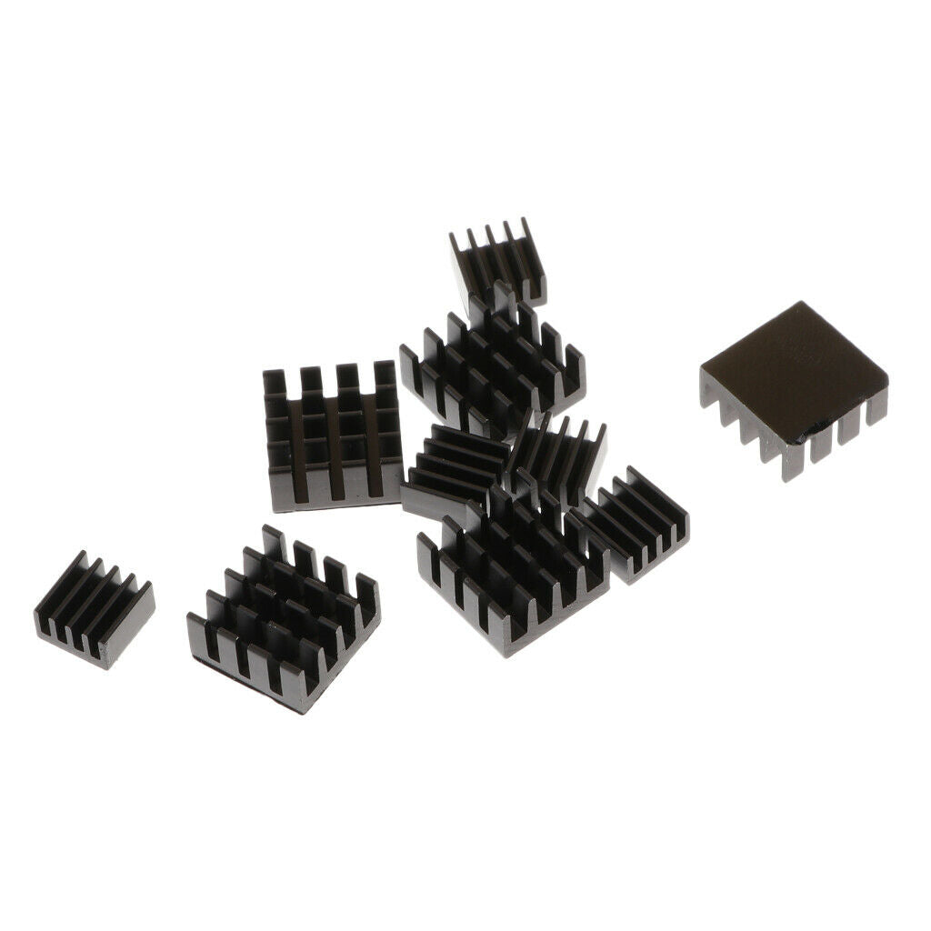 5Pairs For Raspberry Pi 2/B+ Aluminum Heatsink Cooling Fin 14x14mm Aluminum