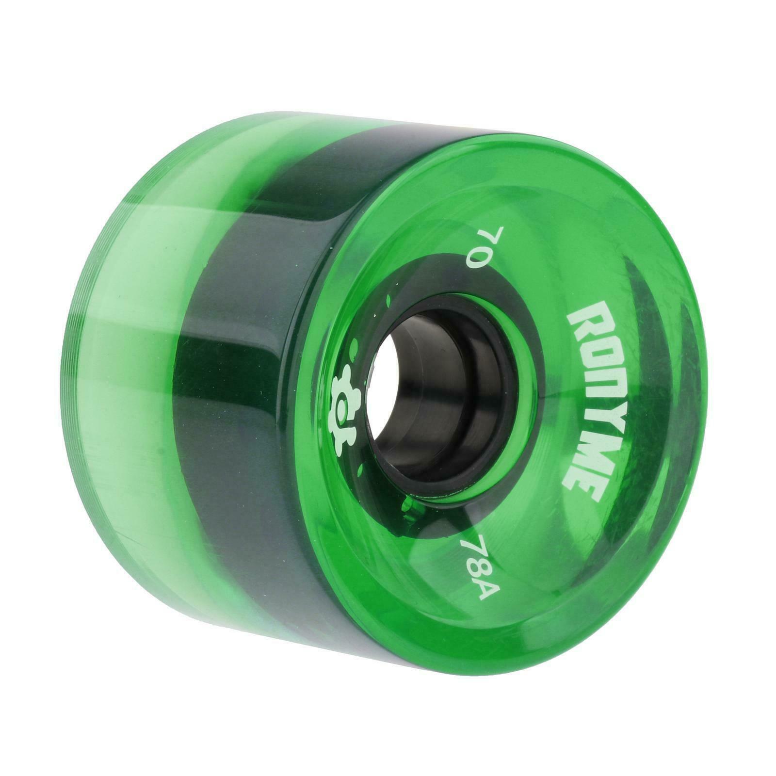 8 Pieces Skateboard Wheels 70x51mm High Performance PU Roller 78A Wheel
