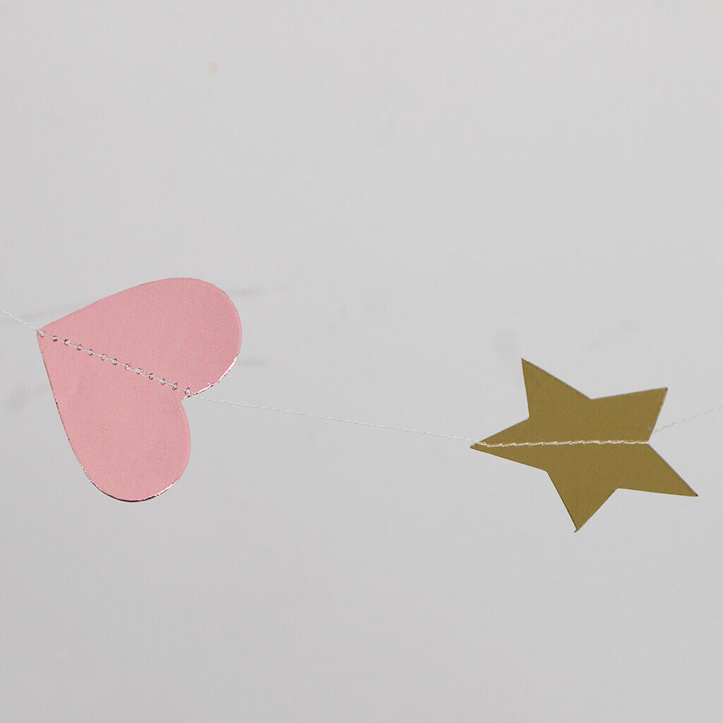 Paper Garland Bunting Banner Hanging Decoration for Wedding Birthday Party 6