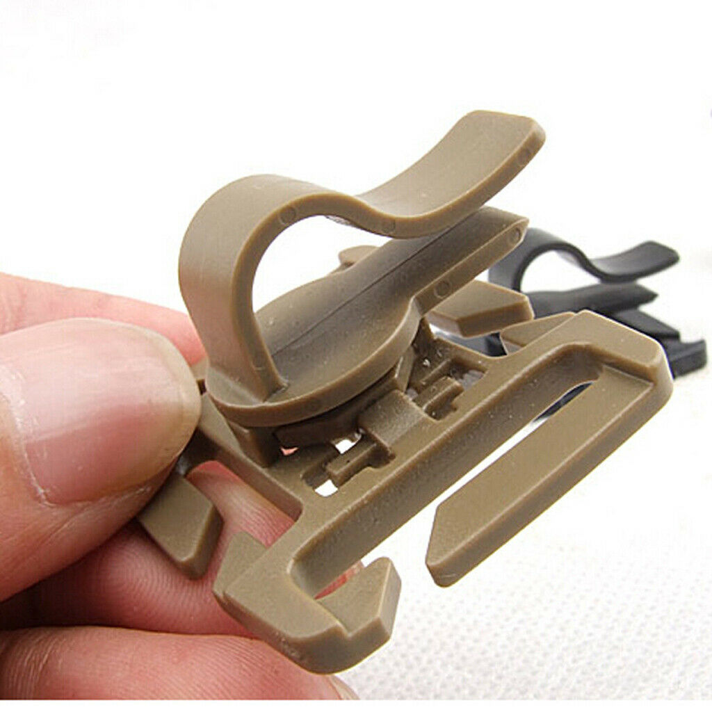 3pcs Hose Clip Travel Water Bladder Drinking Tube Buckle for Backpack Strap
