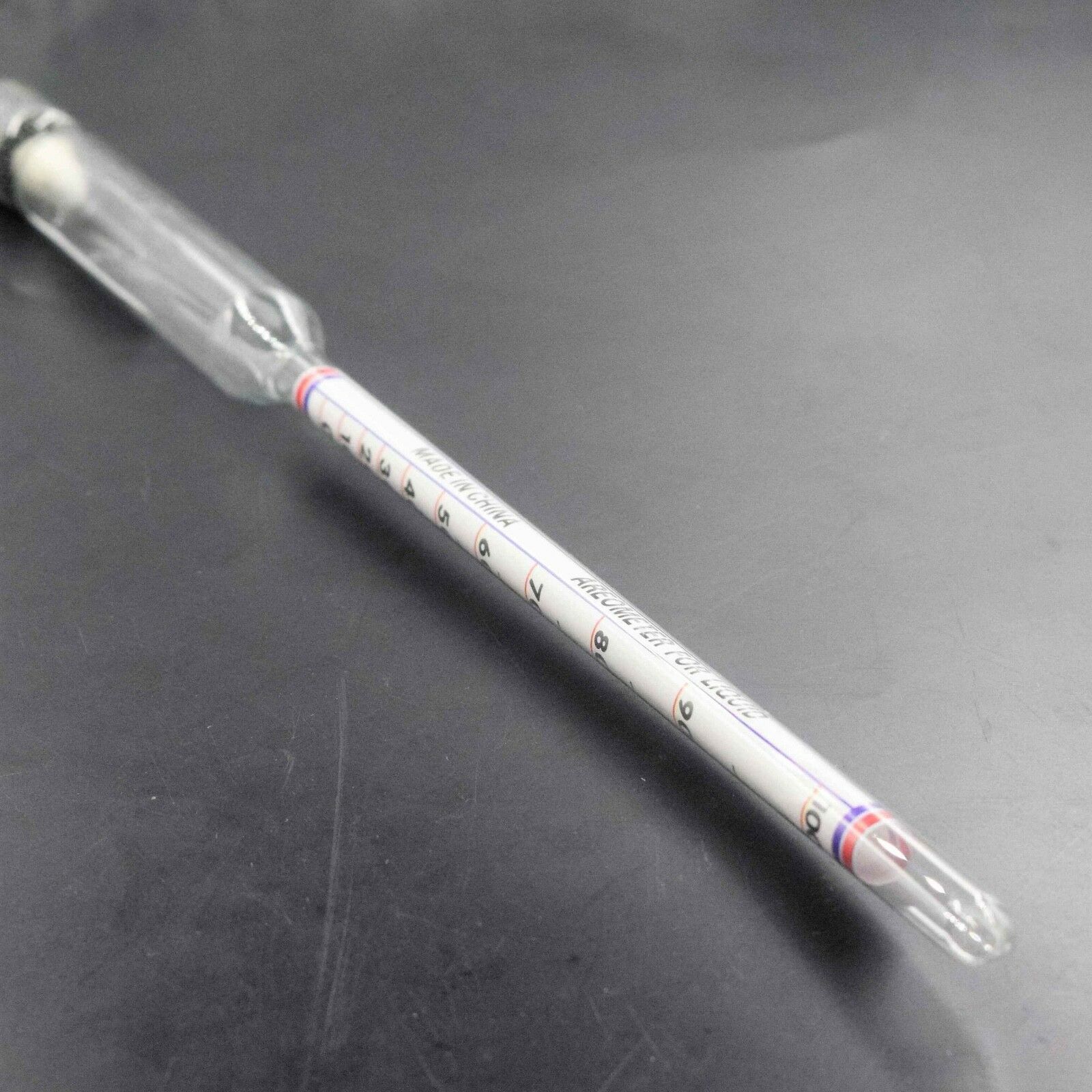 0-100% Alcoholmeter Alcohol Hydrometer For Whiskey Vodka Wine Sprits Tester