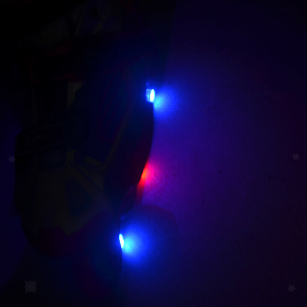 4 Pcs LED Flashing Lights for Roller Skate Skateboard Longboard Scooter