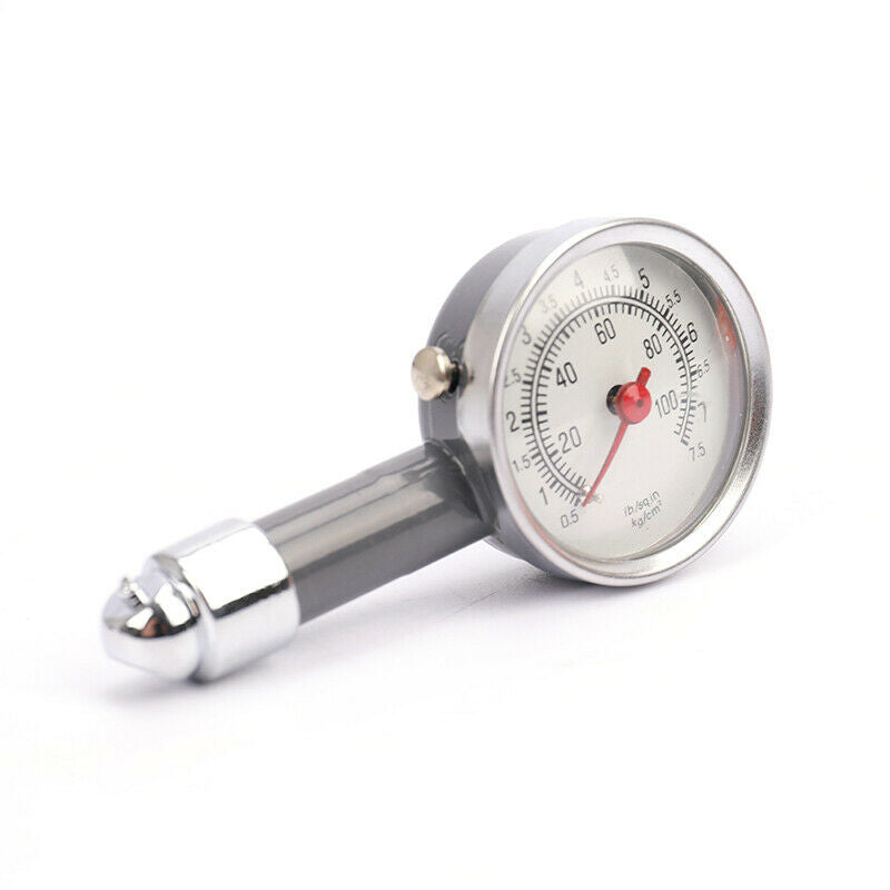 0-100PSI Motor Truck Auto Car Tyre Tire Air Pressure Gauge Dial Meter Tes.l8