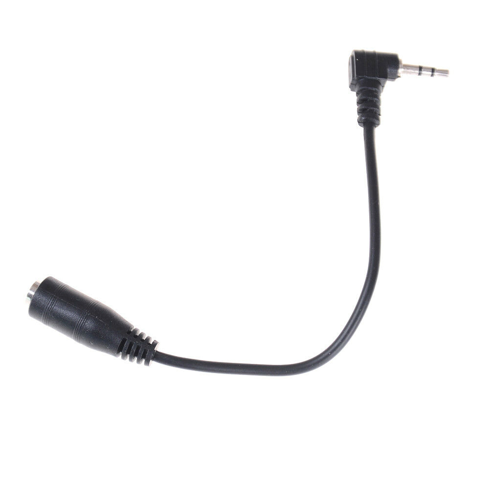 2pcs 2.5mm Male To 3.5mm Female Audio Stereo Headphone Converter Adapter Lt