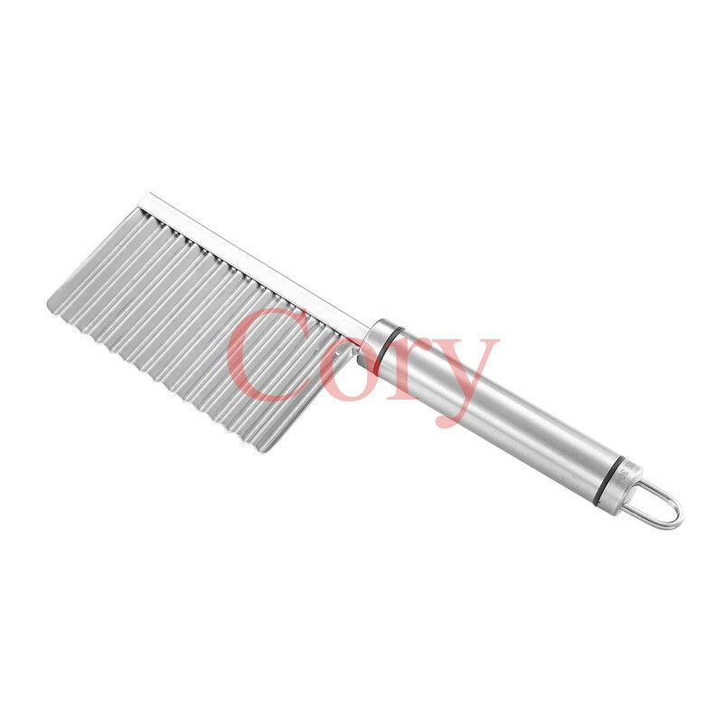 (1)French fry cutter 304 Stainless Steel Wave Section Multifunctional Potato Cut