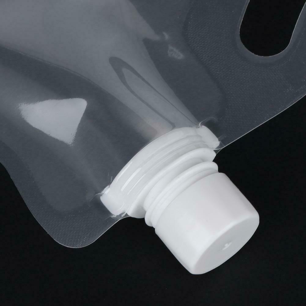 Portable 2L Foldable Drinking Water Bag for Outdoor Camping Hiking Riding C#P5