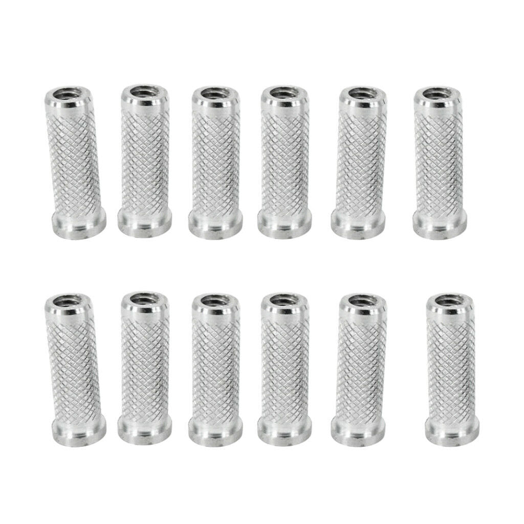 Pack of 12pcs Hunting Archery Carbon Shaft Aluminum Arrow Inserts 6.2mm