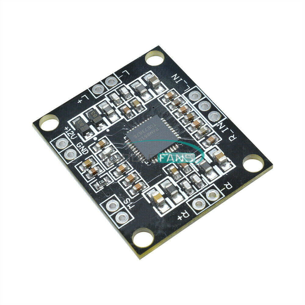 2PCS PAM8610 2*15W Dual channel Stereo Class Digital Amplifier Board 12V