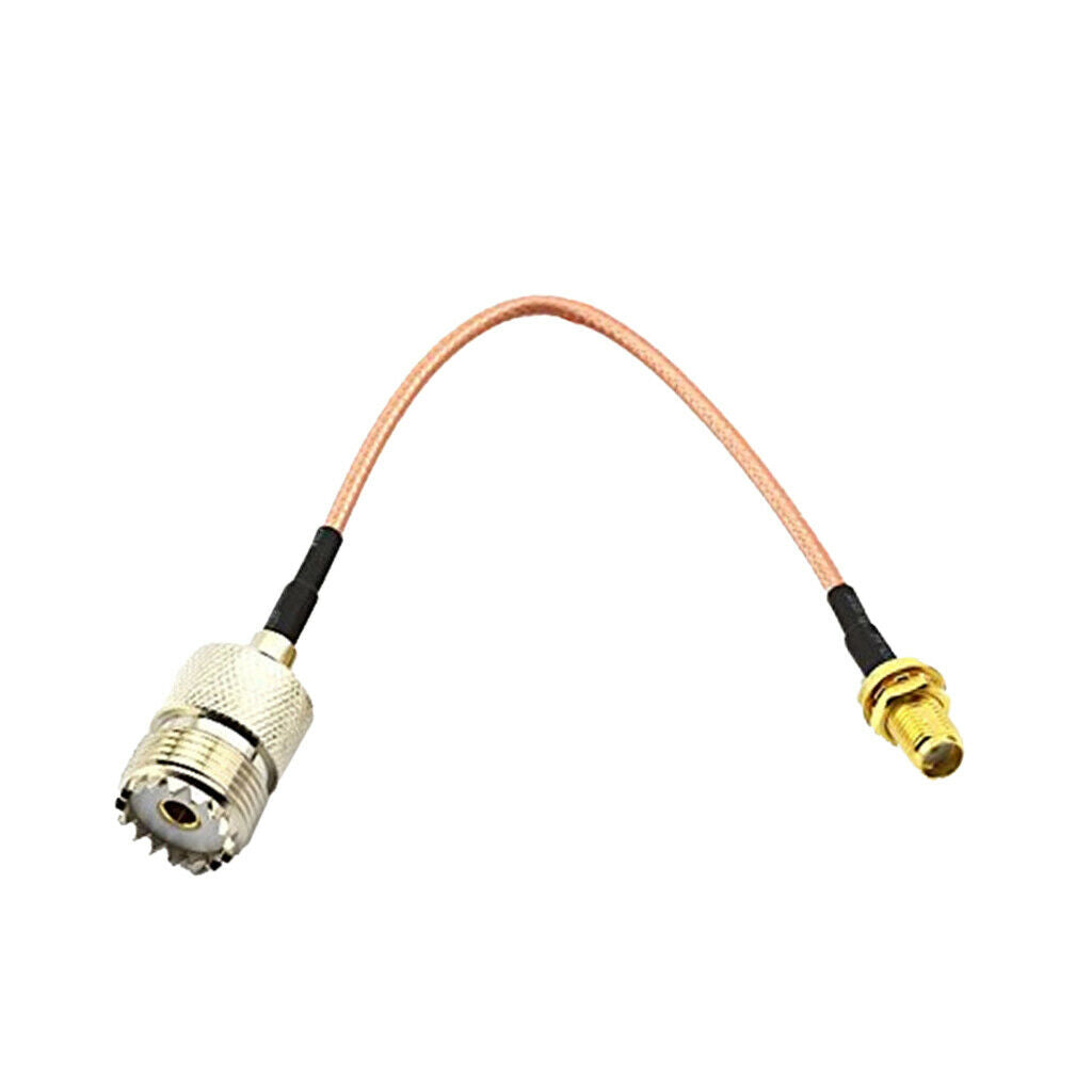 Handheld Antenna Cable SMA Female to UHF SO-239 Female Plug