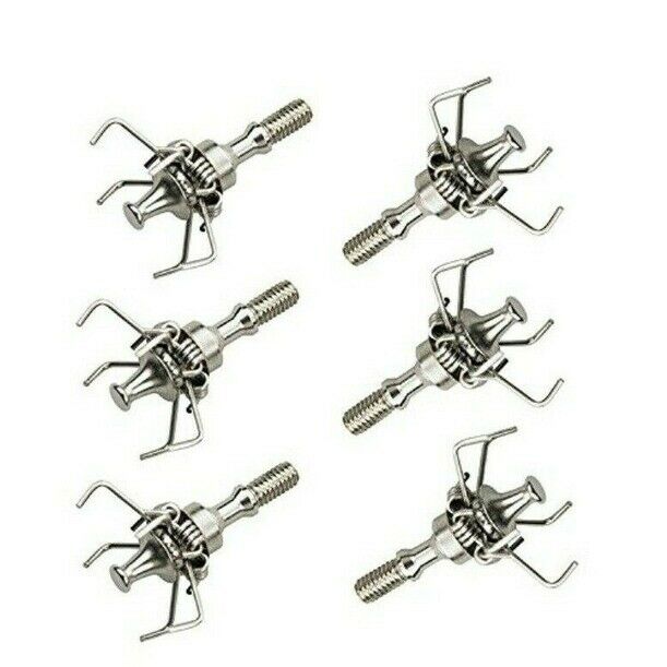 12 x Archery Broadheads Hunting Small Animal Game Judo Arrow Head Tips 100grains