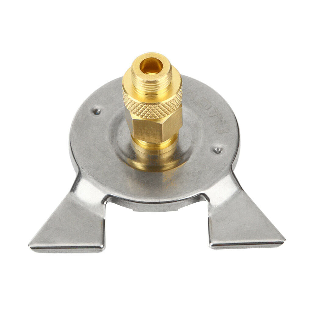 Outdoor Camping Picnic Stove Converter Burner Long-Flat Gas Bottle Adapter