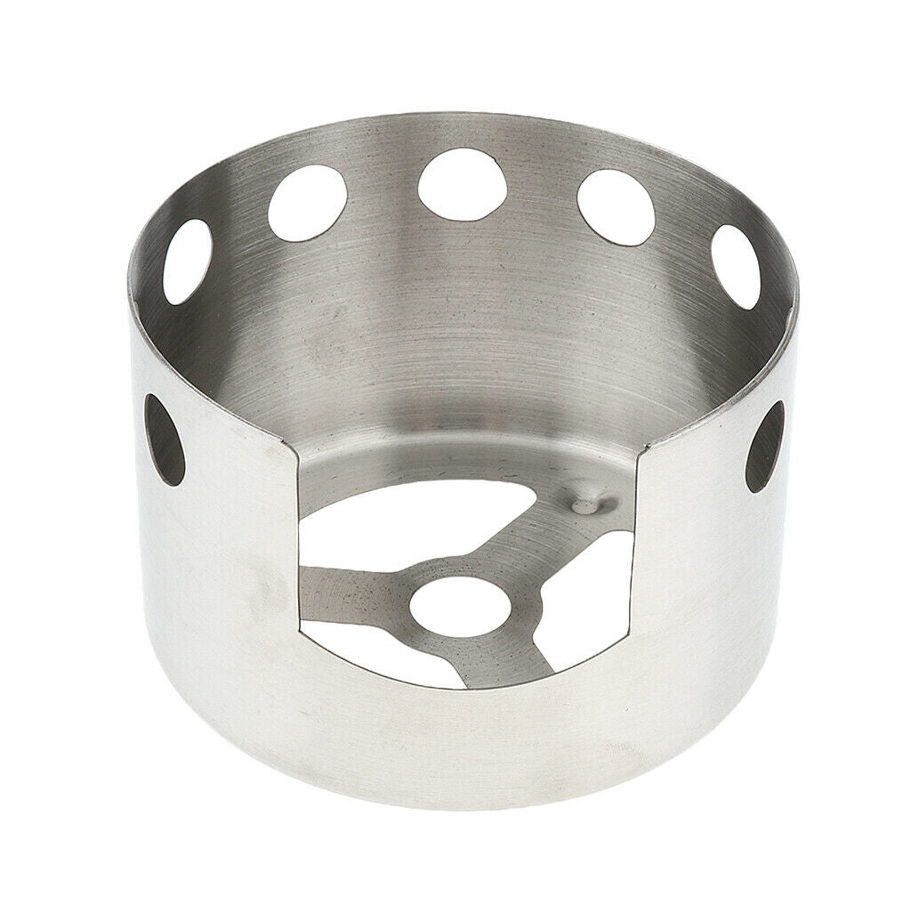 Camping Backpacking Stove, Portable Stainless Steel Alcohol Burning Stove for