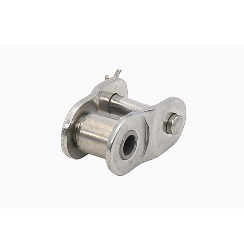 #25 Stainless Steel Roller Chain Connecting Link Half Link For 04C Chain x1Pcs