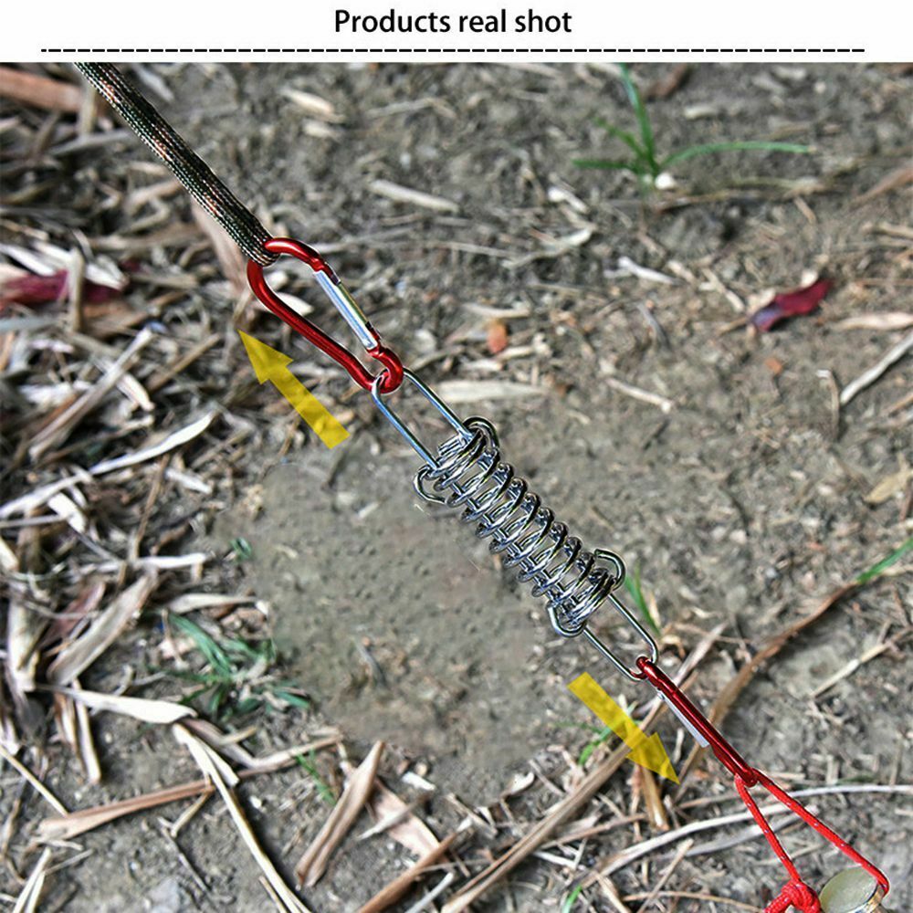 Outdoor Tool Rope Tensioner Fixed Hook Buckle Spring Buckle High Strength