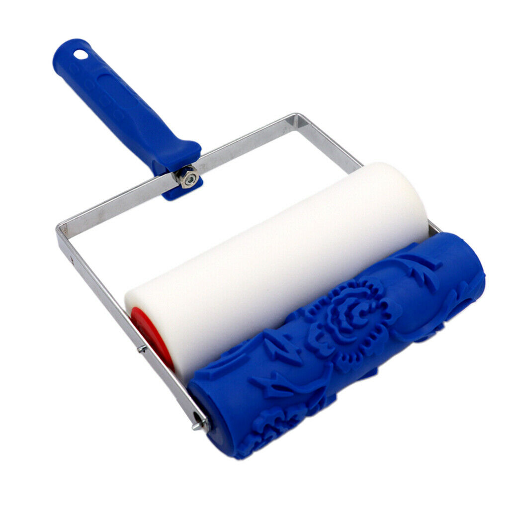 7inch Paint Roller Brush Wall Paint Tool Detachable Household with Sponge